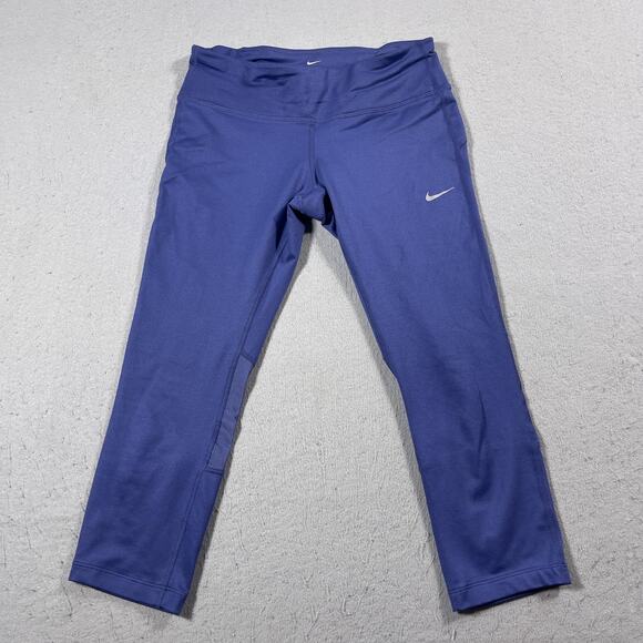 Nike Dri-FIT Running Tights Womens Small Athletic Pants Reflective 872066-508 - Picture 1 of 12